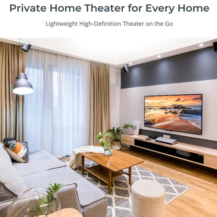100inch White Projector Screen