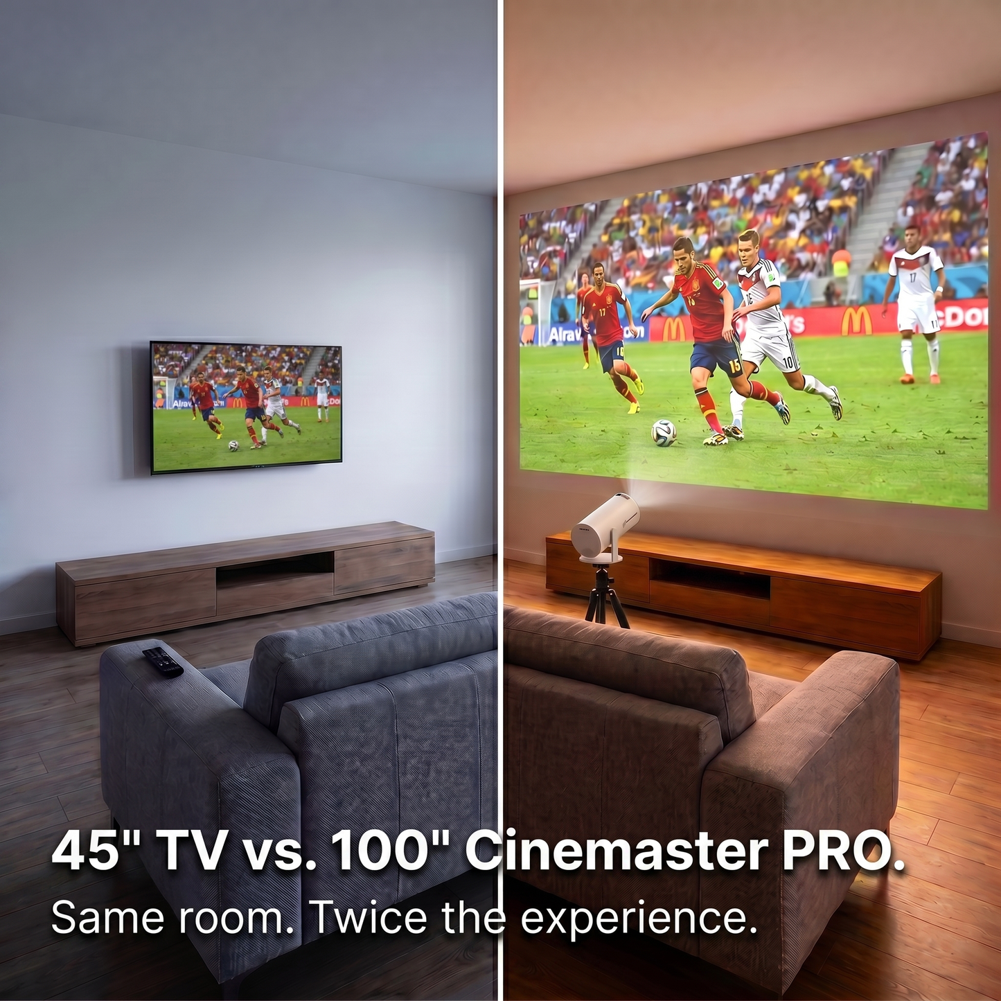 CineMaster Pro® - 4K Smart Projector