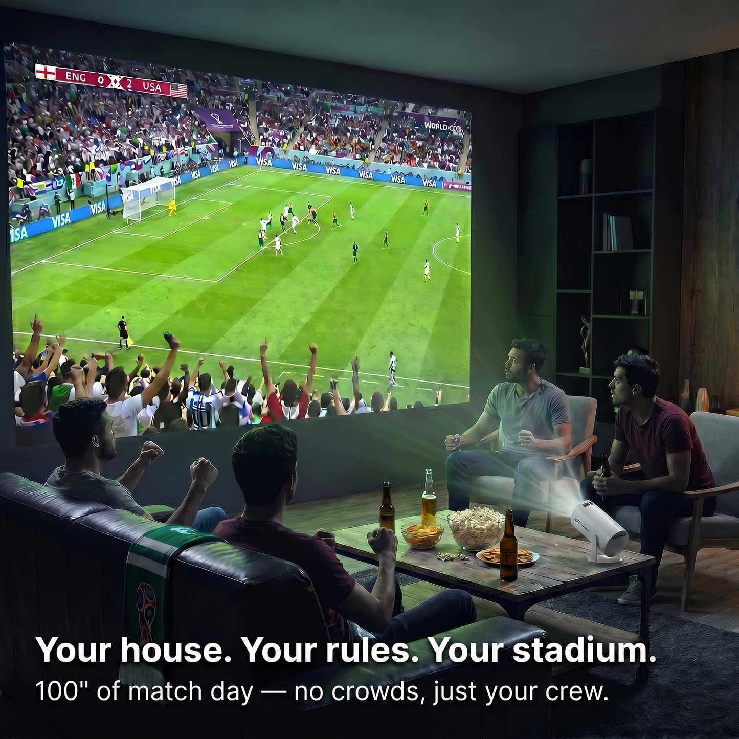 CineMaster Pro® - 4K Smart Projector
