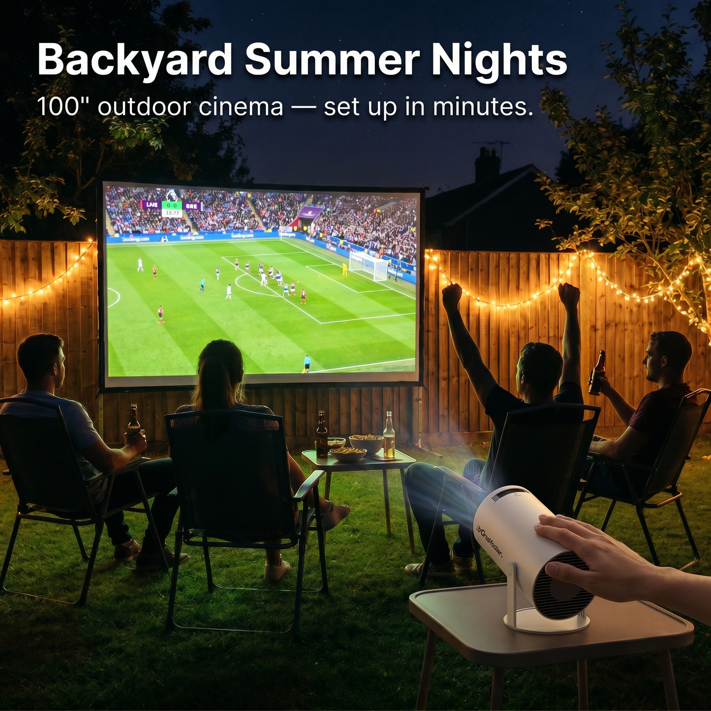 CineMaster Pro® - 4K Smart Projector