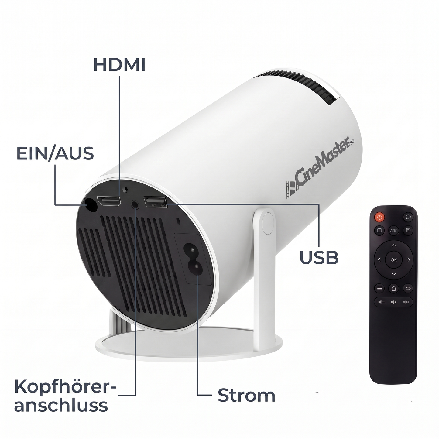 CineMaster Pro® - 4K Smart Projektor