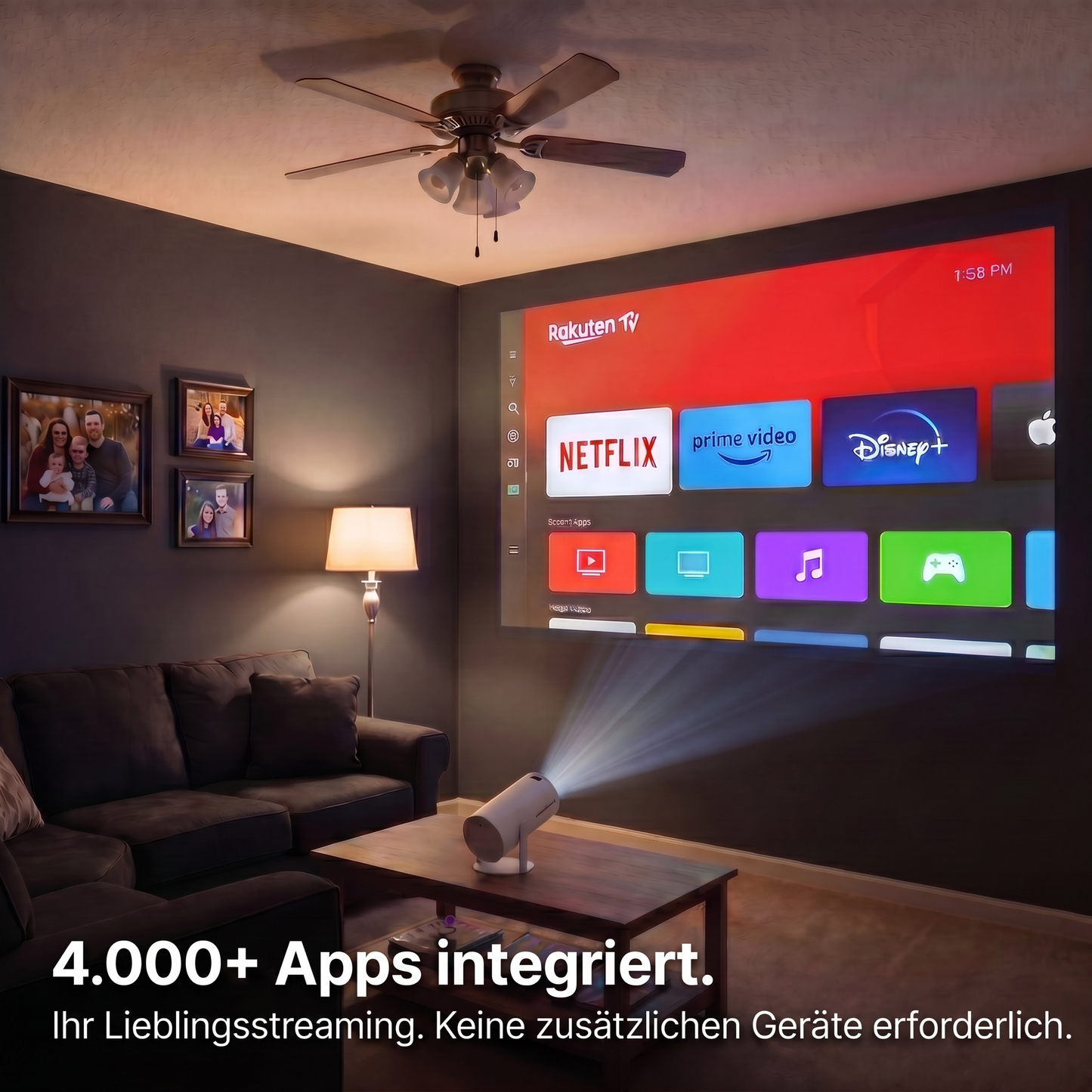 CineMaster Pro® - 4K Smart Projektor