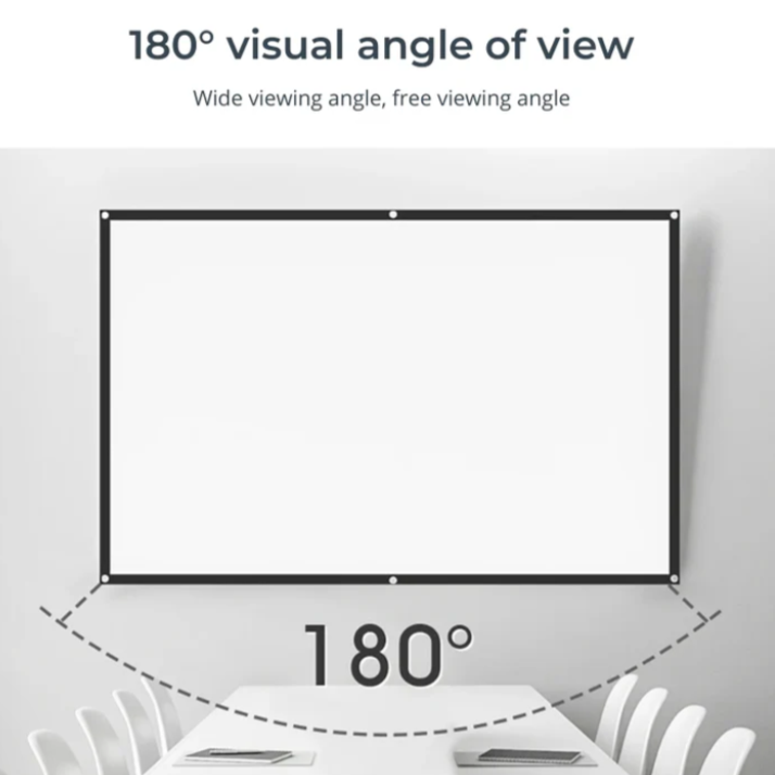 100inch White Projector Screen
